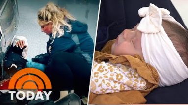 Pregnant Firefighter Cares For Rupture Sufferer… Then Goes Into Labor!