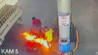 2 Males Fetch Fireplace When ATV Bursts Into Flames at Gasoline Set of living