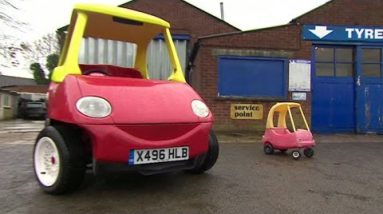 Toy vehicle that might perhaps attain 70mph (110km/h)..oh and or not it is roadworthy- BBC News