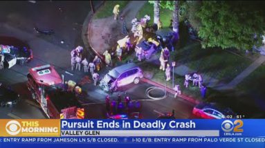 Run ends in deadly wreck in Valley Glen
