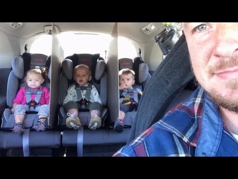 Father of 2-three hundred and sixty five days-Ragged Triplets Finds Inventive Vehicle Hack To Discontinue Backseat Combating