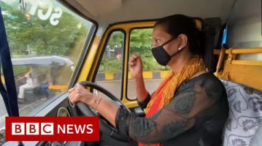 The lady who ferries patients in a college bus – BBC News