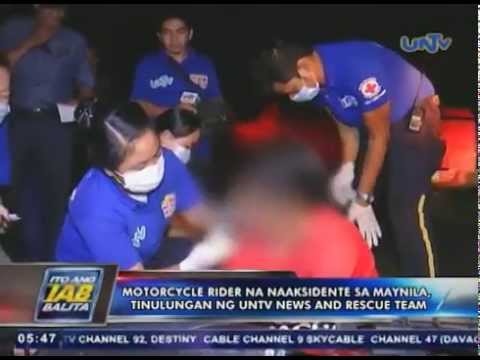 Bike rider na naaksidente sa Maynila, tinulungan ng UNTV Recordsdata & Rescue Crew