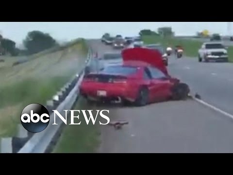 Motorway Rager Runs Children Off Motorway