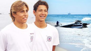 2 Junior Lifeguards Rescue Pilot After Plane Fracture