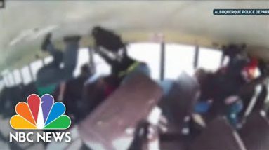 Peep: Video Presentations Interior Of College Bus After Being Hit By Dashing Vehicle