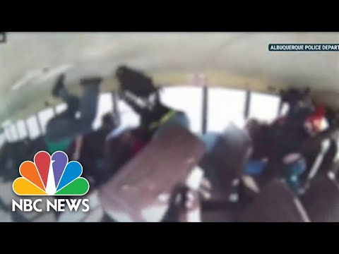 Peep: Video Presentations Interior Of College Bus After Being Hit By Dashing Vehicle