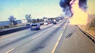Truck Driver Dies in Fiery Crash Trying To Quit away from Falling Mattress