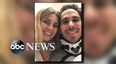 IndyCar driver who survived fiery shatter hopes to stagger at his marriage ceremony