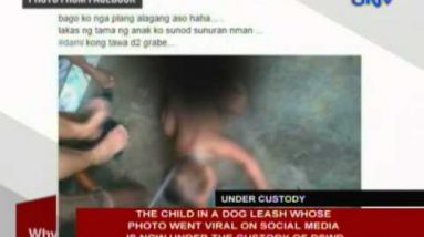 The tiny one in a dogs leash, whose characterize went viral on social media, now below DSWD custody