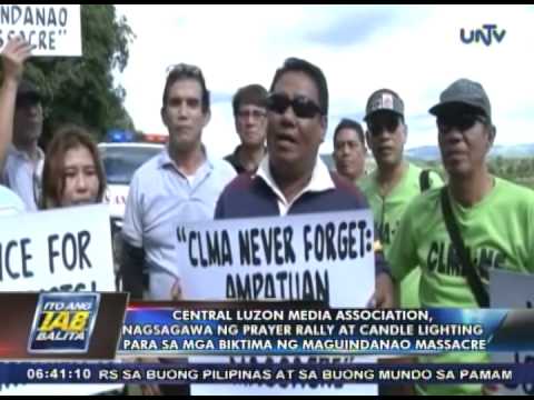 CLMA, nagsagawa ng prayer rally at candle lighting para sa mga biktima ng Maguindanao massacre