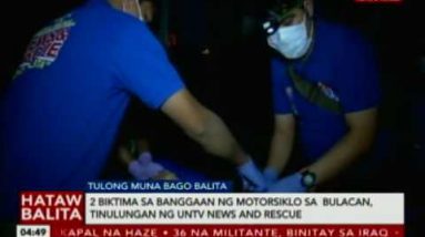 2 biktima sa banggaan ng motorskilo sa Bulacan, tinulungan ng UNTV Files and Rescue