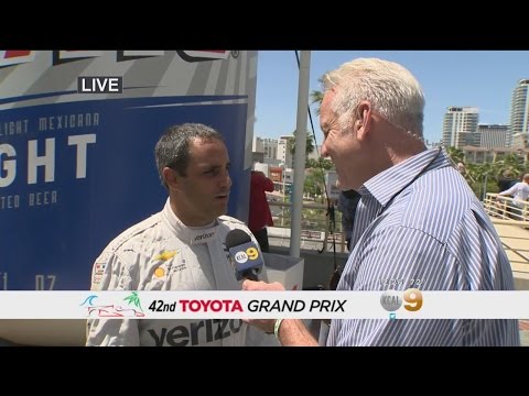 Driver Juan Pablo Montoya Talks About Racing In Toyota Big Prix Of Long Seaside