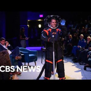 NASA unveils new spacesuit for Artemis III moon mission | fat video