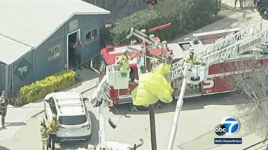 Skydiver crashes into energy strains in Lake Elsinore, became trapped earlier than rescue