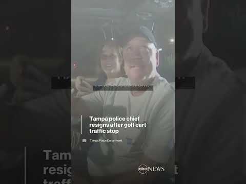 Tampa police chief resigns after golf cart visitors discontinue