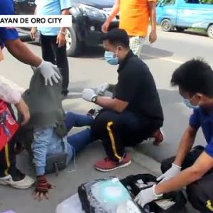 Motorbike rider na naaksidente sa Cagayan de Oro Metropolis, tinulungan ng UNTV News and Rescue