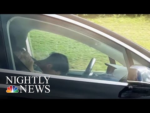 Tesla Driver Caught On Digicam It looks Asleep At The Wheel | NBC Nightly Recordsdata