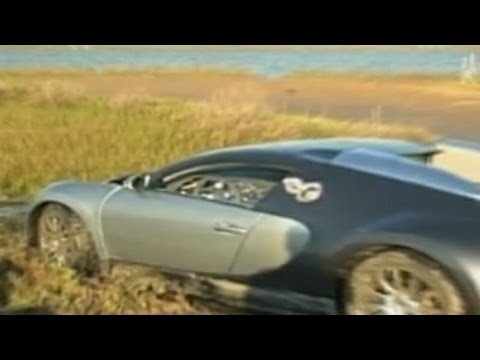 Bugatti Crashes into Lagoon: Caught on Tape – Did Driver Wreck $1 Million Car Intentionally?