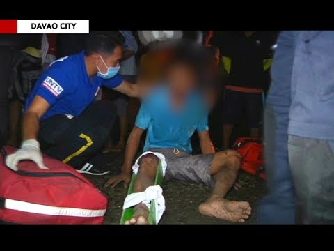 Sugatang motorbike rider sa Davao Metropolis, tinulungan ng UNTV News and Rescue