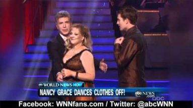 Nancy Grace Dresser Malfunction on Dancing With The Stars 2011