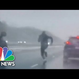 Explore: Massachusetts man runs across traffic to build driver in damage