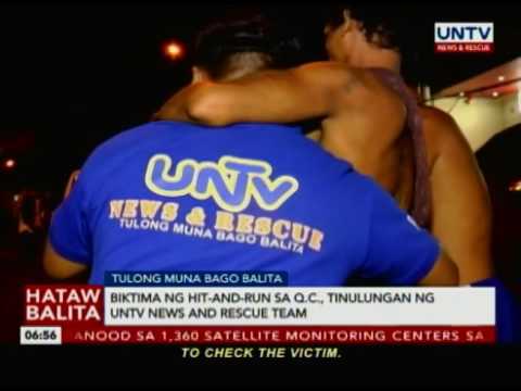 Biktima ng hit and mosey sa QC, tinulungan ng UNTV News and Rescue physique of workers