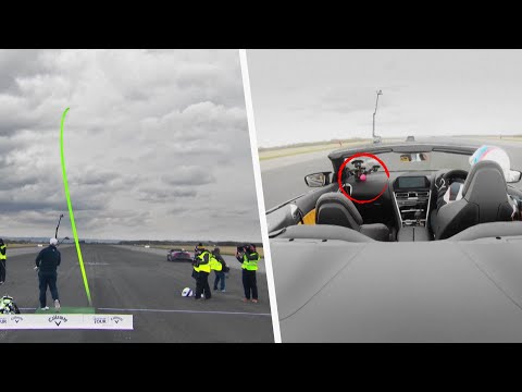 Golfer Lands Ball in Speeding Vehicle 300 Yards Away
