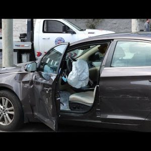 Alleged Carjacker Smashes Into A pair of Vehicles in Parking Lot