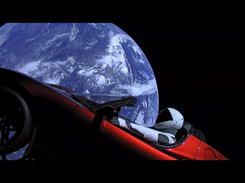 Tesla Sports activities Automobile Orbits Earth with Spaceman on the Wheel