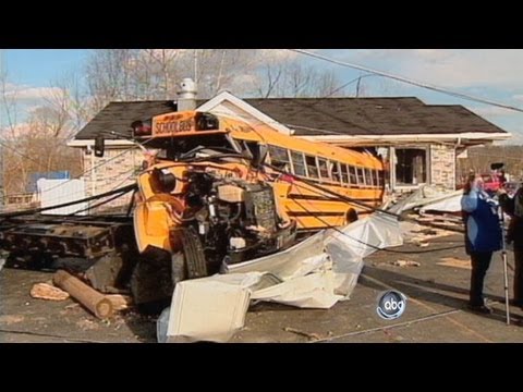 Twister Lifts Bus Off the Ground