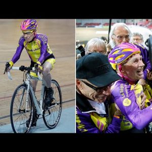105-Yr-Frail Bicycle proprietor Breaks World Anecdote, Proves Feeble Coach Scandalous