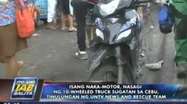 Sugatang motorcycle rider sa Cebu, tinulungan ng UNTV Recordsdata and Rescue Team