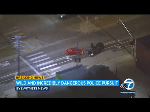Unsafe dart by intention of San Fernando Valley ends with suspect in custody | ABC7