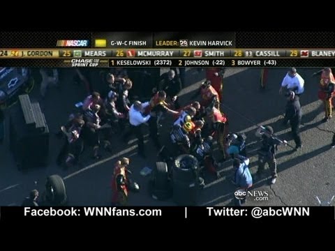 NASCAR Fight: Jeff Gordon, Clint Bowyer
