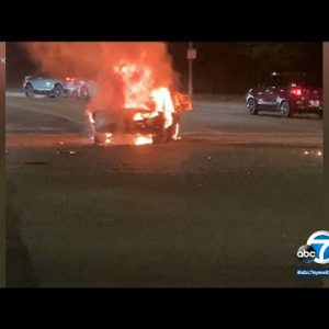 Suspected DUI driver arrested in fiery fracture in Woodland Hills that left 2 unnecessary