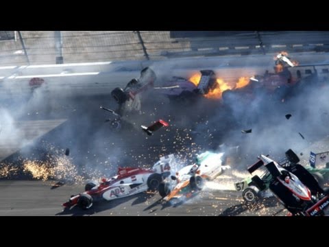 Dan Wheldon’s Indy Car Chums on Tragic Loss; Wreck Video Reveals 15-Car Pileup