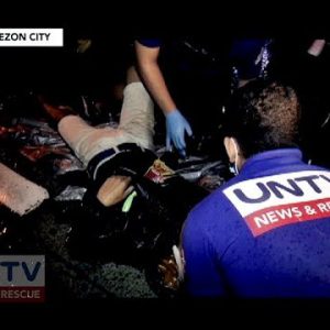 Lalaki na naaksidente sa motorsiklo sa QC, tinulungan ng UNTV News and Rescue