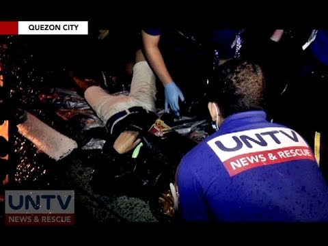 Lalaki na naaksidente sa motorsiklo sa QC, tinulungan ng UNTV News and Rescue