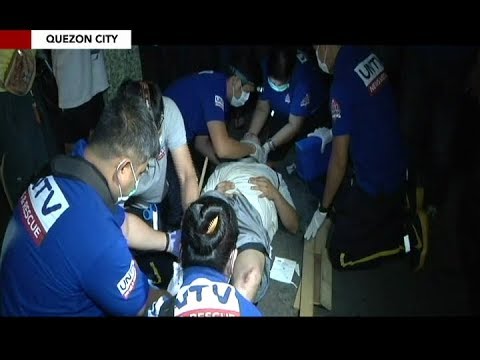 Lalaking nabangga ng van sa Quirino Dual carriageway, tinulungan ng UNTV Info & Rescue