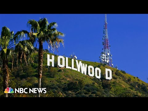 The a centesimal Anniversary of the Hollywood Signal | Nightly Motion footage