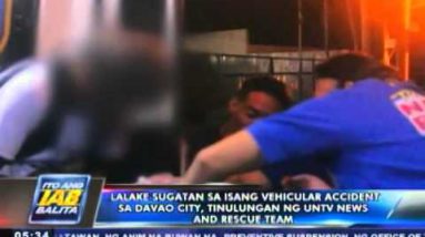 Vehicular accident sa Davao City, nirespondehan ng UNTV Details and Rescue Crew