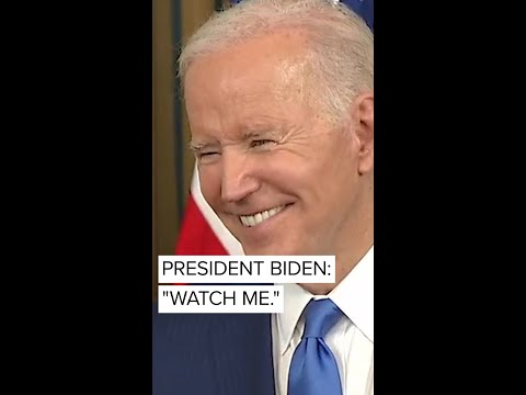 Requested on message to voters who don’t desire to locate him bustle for reelection, Pres. Biden: “Watch me.”