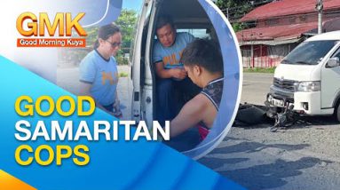 Mga pulis sa Pangasinan, sumaklolo sa biktima ng vehicular accident | Something Upright