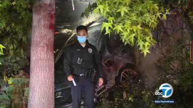 Driver killed in rupture that sparked fire in Hancock Park house, storage | ABC7