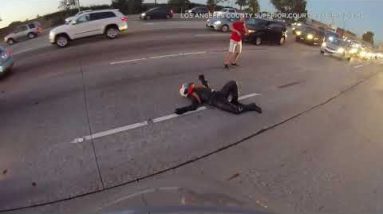 Raw: Motorcyclist hit by automotive on miniature-salvage entry to motorway in OC, awarded $21.5-million verdict by jury I ABC7