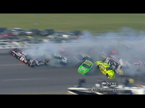 NASCAR Pileup: Lesson for Surviving Automobile Crashes?