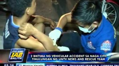 2 biktima ng vehicular accident sa Naga Metropolis, tinulungan ng UNTV News and Rescue