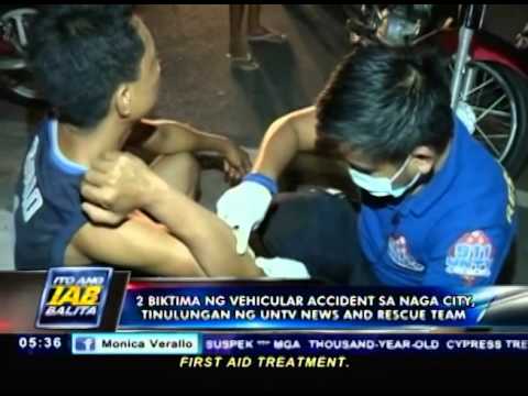 2 biktima ng vehicular accident sa Naga Metropolis, tinulungan ng UNTV News and Rescue