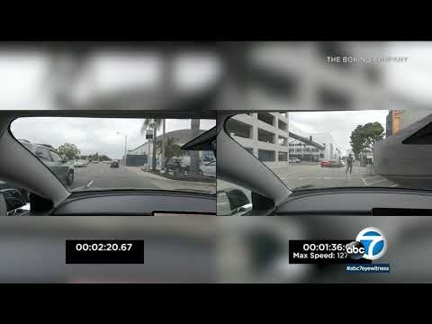 TESLA RACE: Tesla in underground tunnel in Hawthorne races but every other on flooring streets | ABC7